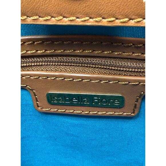 Isabella Fiore Large Raffia Floral Beaded Applique Tote Bag - Picture 11 of 12